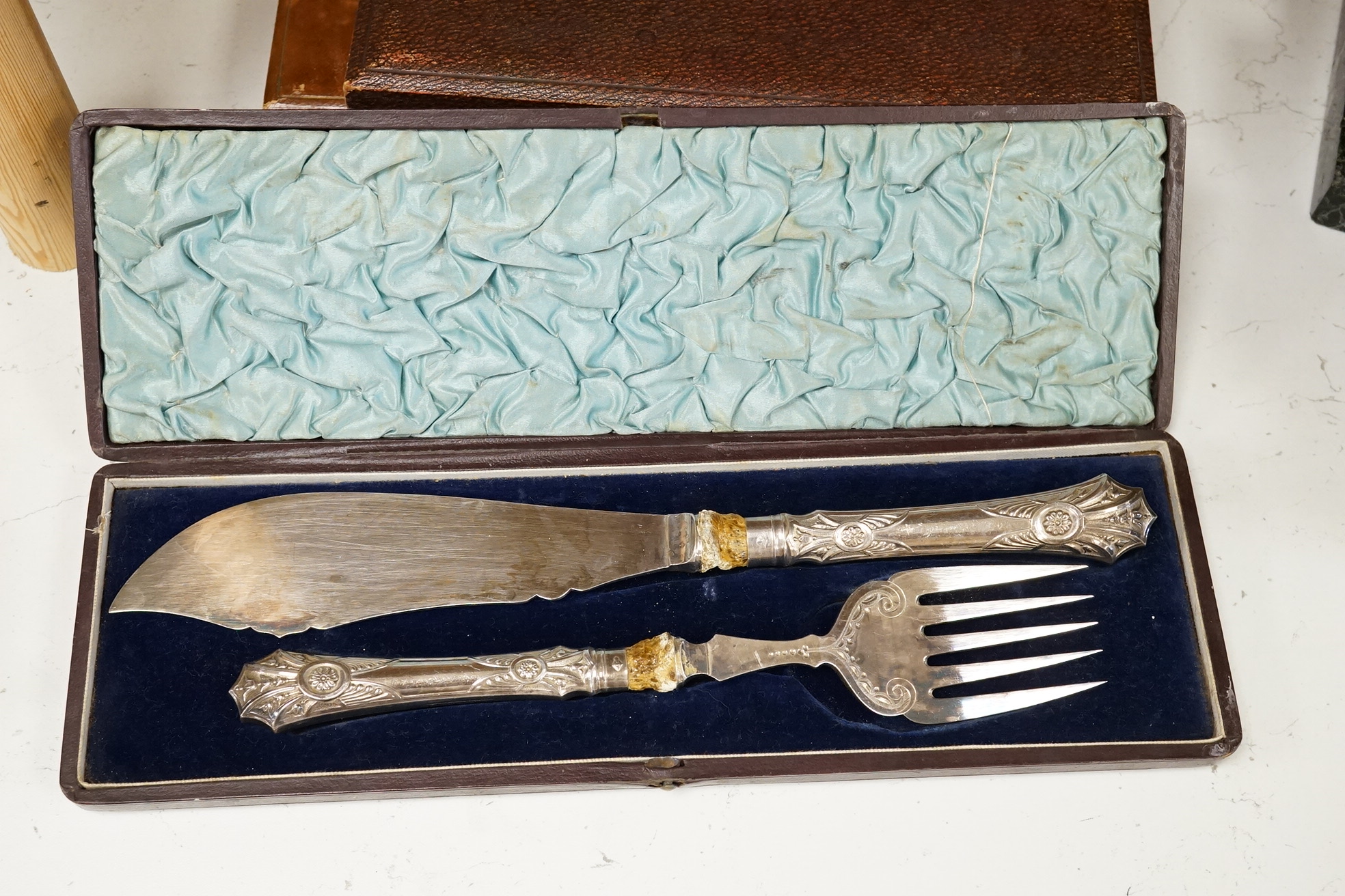 A small collection of assorted plated wares